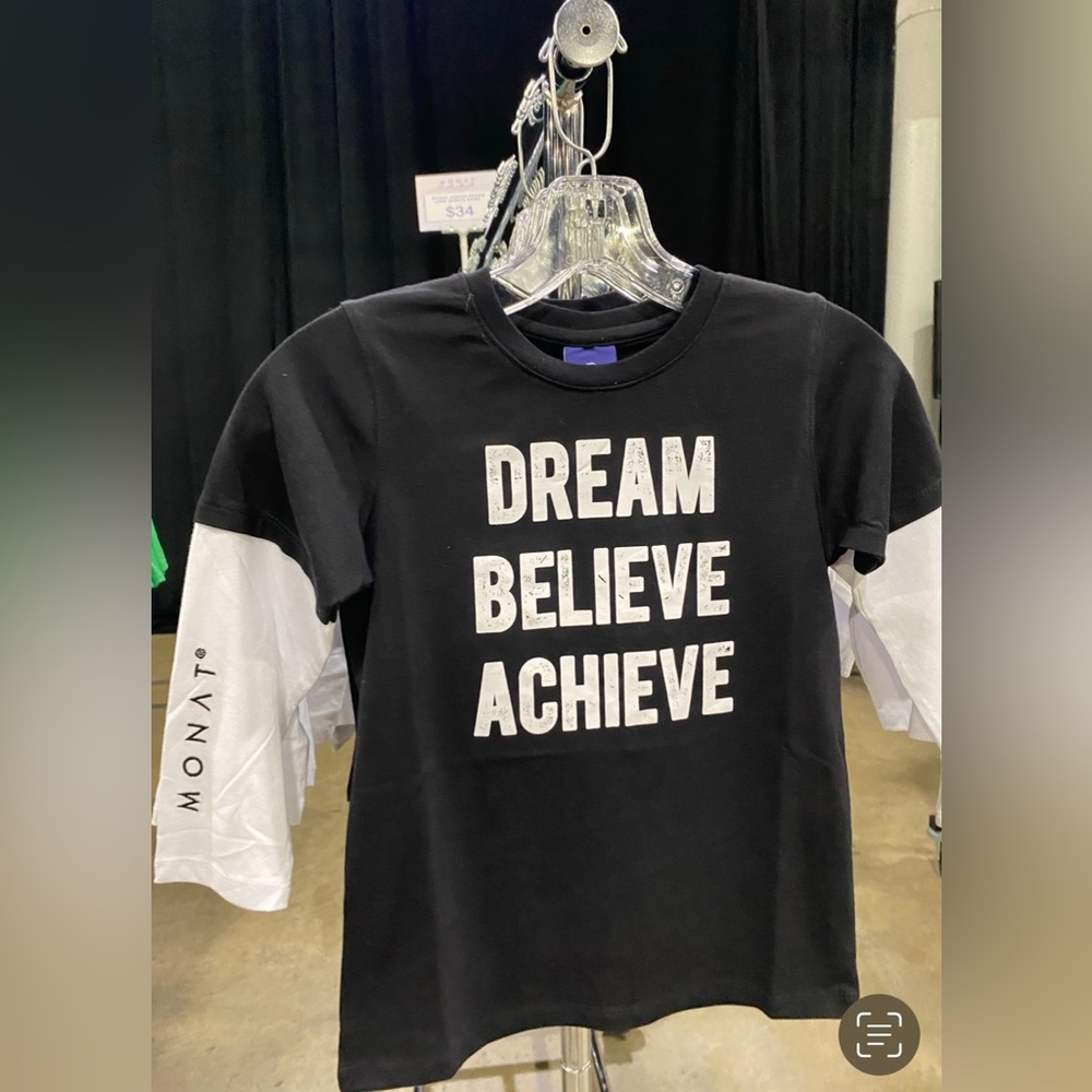 Kids Monat Gear Dream Believe Achieve Shirt